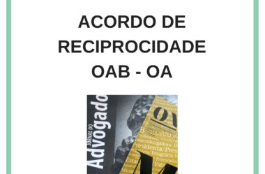 Ebook: Acordo de reciprocidade OAB-OA