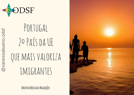 Portugal 2º país da UE que mais valoriza imigrantes